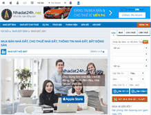 Tablet Screenshot of nhadat24h.net