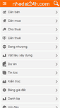 Mobile Screenshot of nhadat24h.com